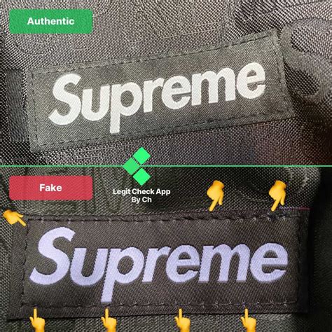 supreme bag ss18 real vs fake|real supreme box logo.